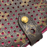 ルイ・ヴィトン LOUIS VUITTON コンパクト・ジップ M95188 ブラウン モノグラム・ぺルフォ レディース 二つ折り財布