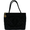 シャネル CHANEL 復刻トート A01804 7番台 ブラック ゴールド金具 キャビア レディース トートバッグ