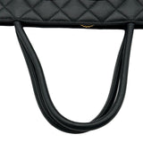 シャネル CHANEL 復刻トート A01804 7番台 ブラック ゴールド金具 キャビア レディース トートバッグ