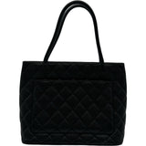 シャネル CHANEL 復刻トート A01804 7番台 ブラック ゴールド金具 キャビア レディース トートバッグ