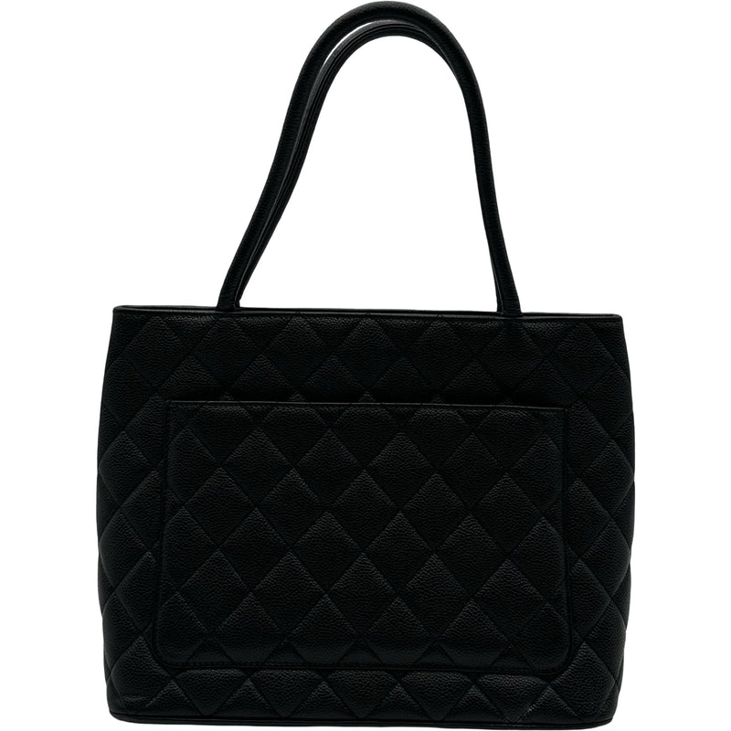 シャネル CHANEL 復刻トート A01804 7番台 ブラック ゴールド金具