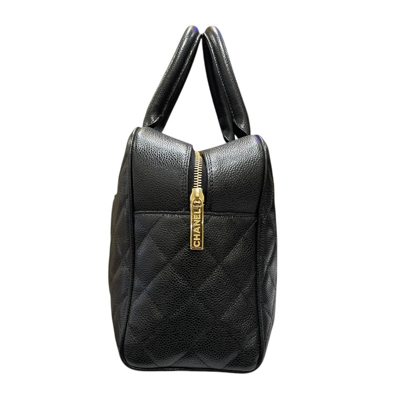 シャネル CHANEL マトラッセ ボストンバッグ A20997 8番台 ブラック