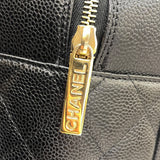シャネル CHANEL マトラッセ ボストンバッグ A20997 8番台 ブラック ゴールド金具 キャビア レディース ハンドバッグ