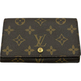 ルイ・ヴィトン LOUIS VUITTON ポルト モネ・ビエトレゾール M61730 ブラウン モノグラム レディース 二つ折り財布