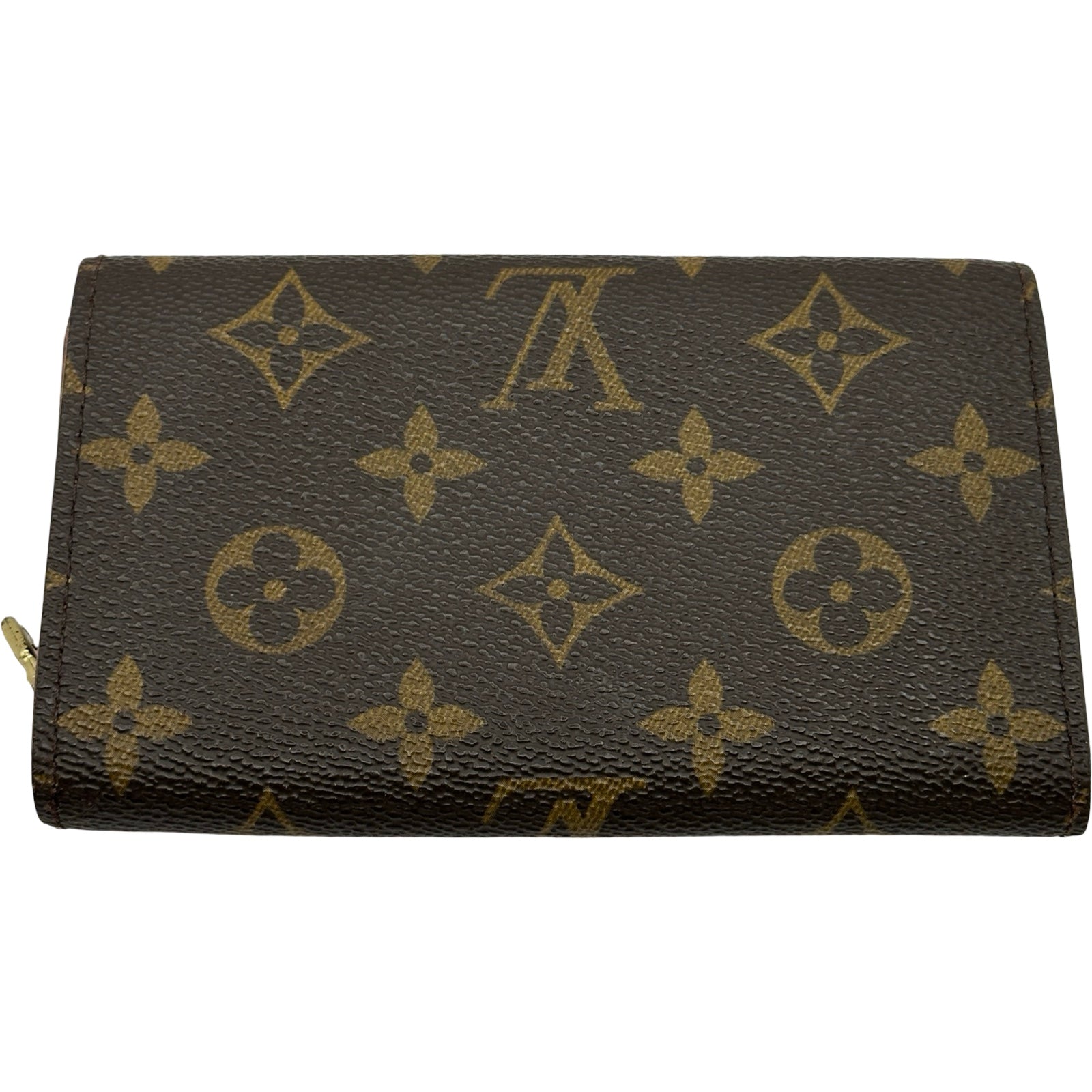 ルイヴィトン ダミエ ポルトモネ ビエ トレゾール 二つ折り 財布 ブラウン ルイ・ヴィトン LOUIS VUITTON ポルト モネ・ビエトレゾール M61730
