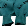 バレンシアガ BALENCIAGA オールオーバー ロゴ ニットセーター 529207 ミントグリーン ウール メンズ セーター