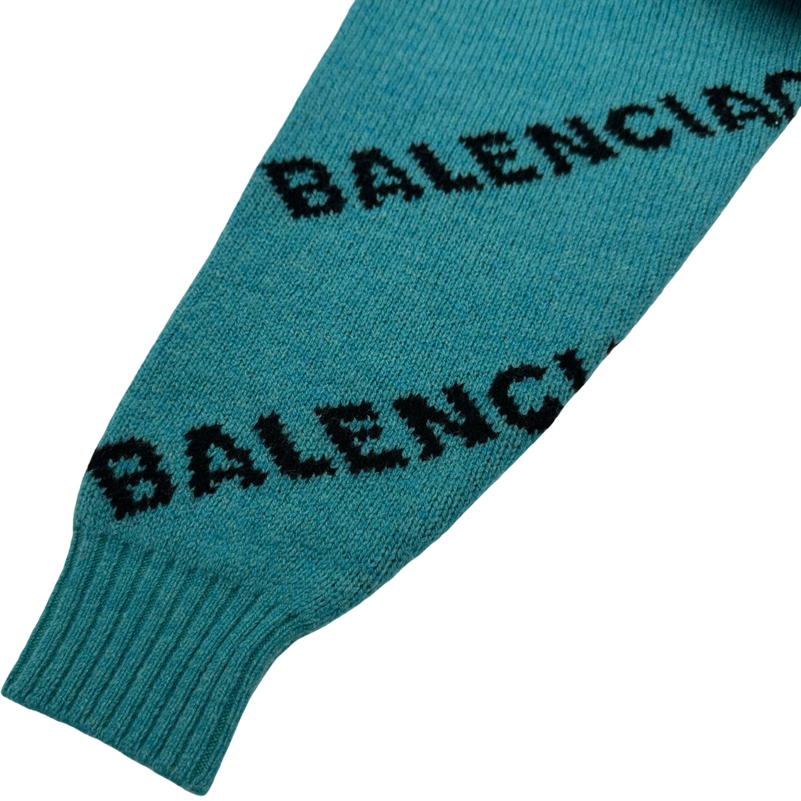 バレンシアガ BALENCIAGA オールオーバー ロゴ ニットセーター 529207
