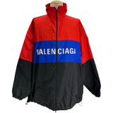 バレンシアガ BALENCIAGA ロゴプリントオーバーサイズブルゾン 534317