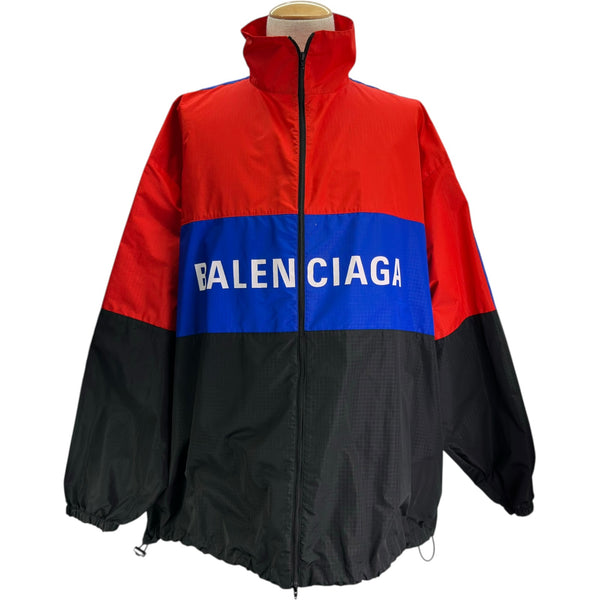 バレンシアガ BALENCIAGA ロゴプリントオーバーサイズブルゾン 534317