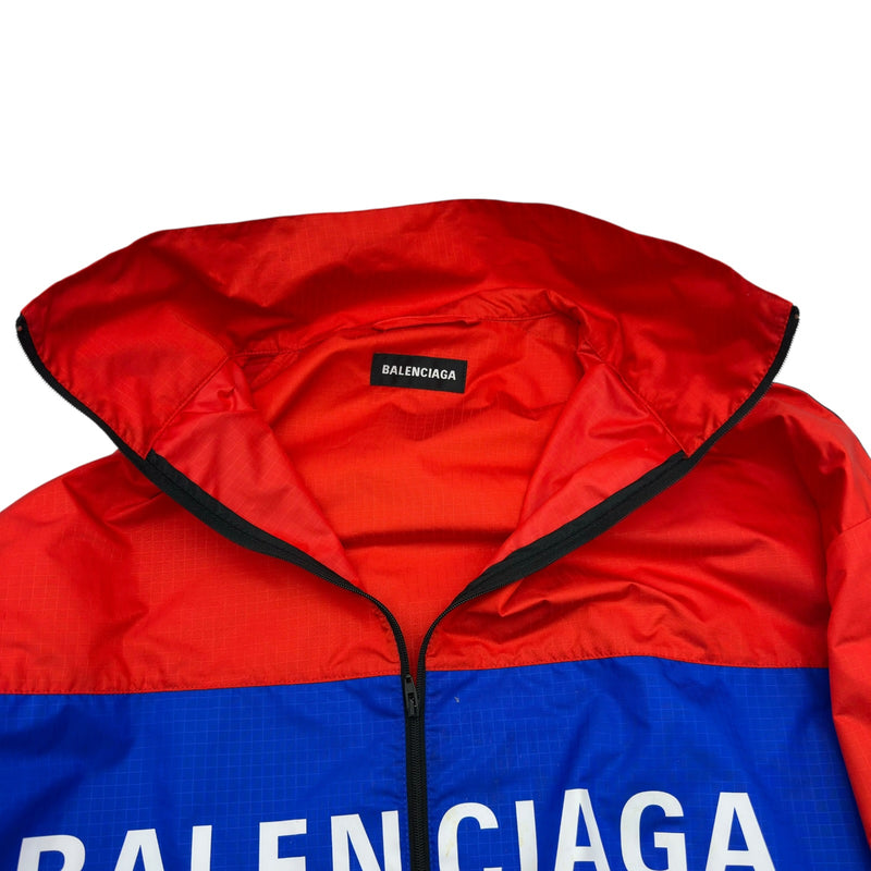 バレンシアガ BALENCIAGA ロゴプリントオーバーサイズブルゾン 534317