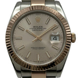 ロレックス ROLEX デイトジャスト41 126331 サンダスト ピンクゴールド/ステンレススチール 自動巻き メンズ 腕時計