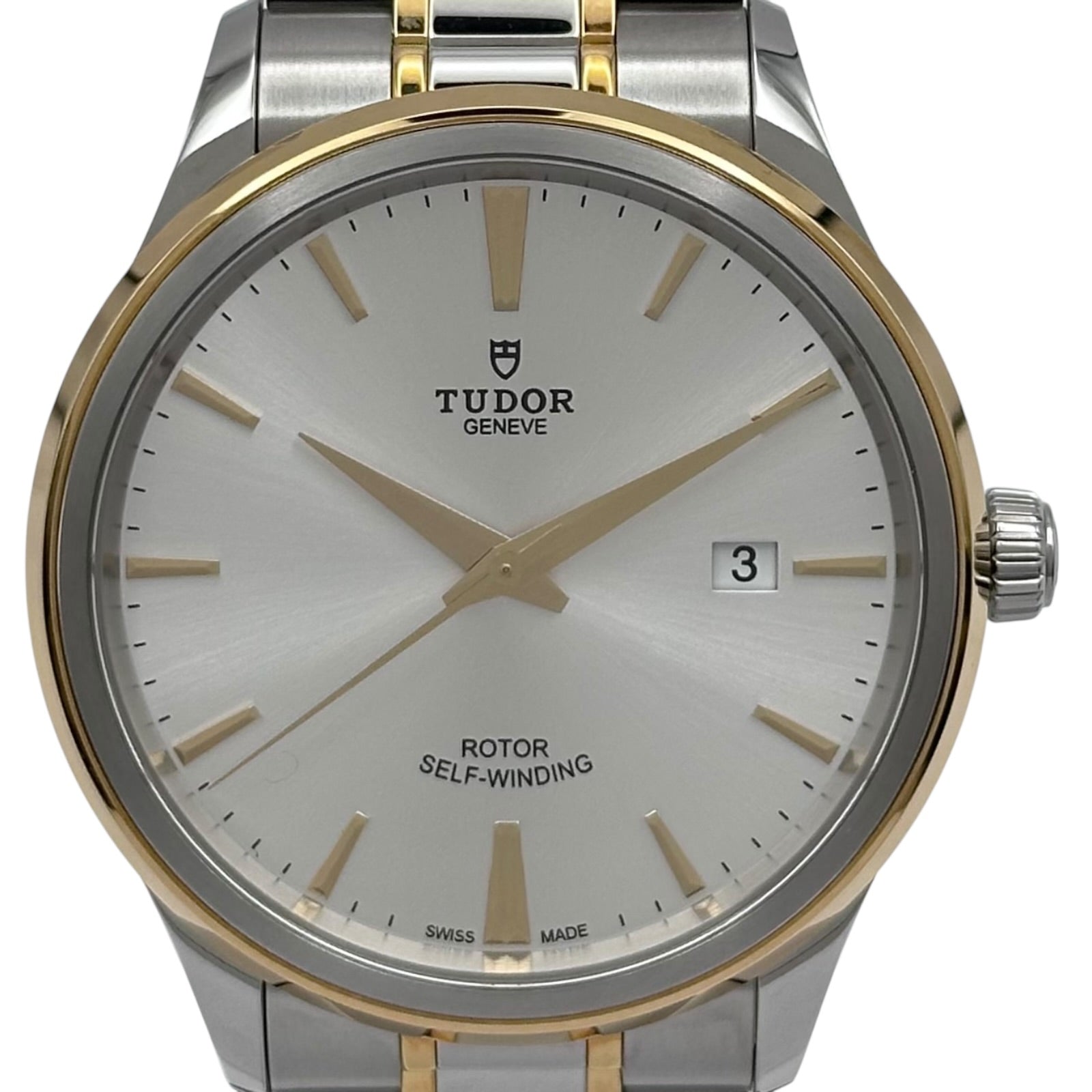 チューダー/チュードル TUDOR スタイル 12703 シルバー ゴールド/ステンレススチール メンズ 腕時計 チューダー/チュードル TUDOR スタイル 12703 シルバー ゴールド