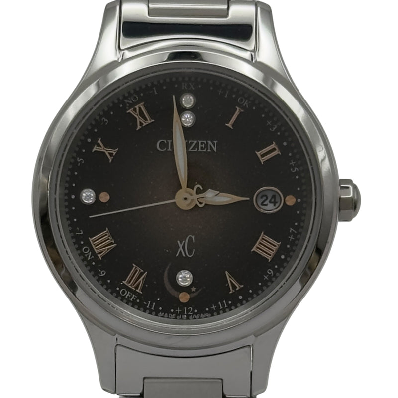 シチズンクロッシー限定モデル ES9490-79E スーパーチタニウム シチズン CITIZEN クロスシー hikariコレクション ES9490-79E ブラウン