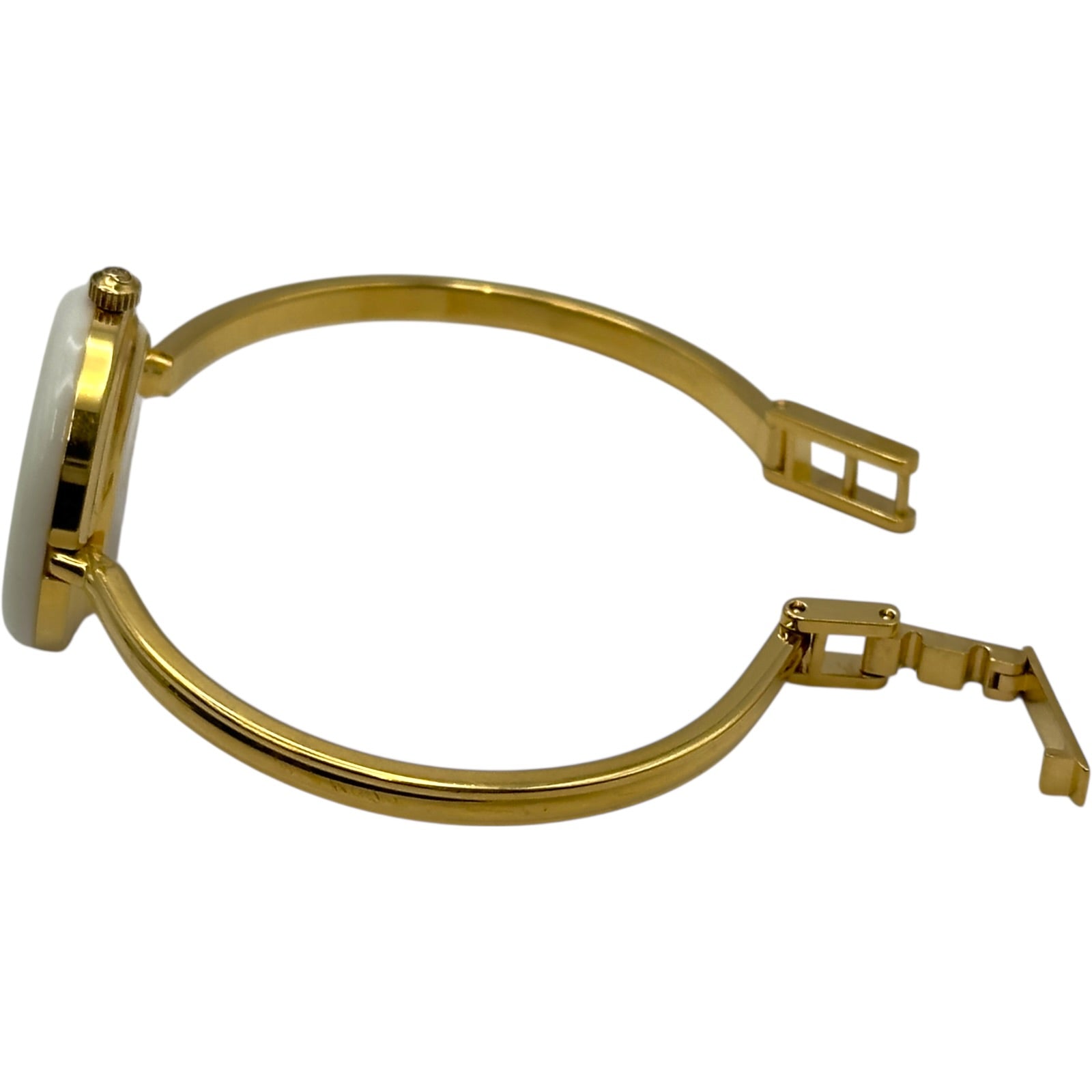 2.グッチ GUCCI 時計 チェンジベゼル グッチ GUCCI チェンジベゼル 11/12.2 ホワイト 金メッキ クオーツ