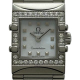 オメガ OMEGA コンステレーション カレ クアドラ 1537.71 ホワイトシェル ステンレススチール クオーツ レディース 腕時計