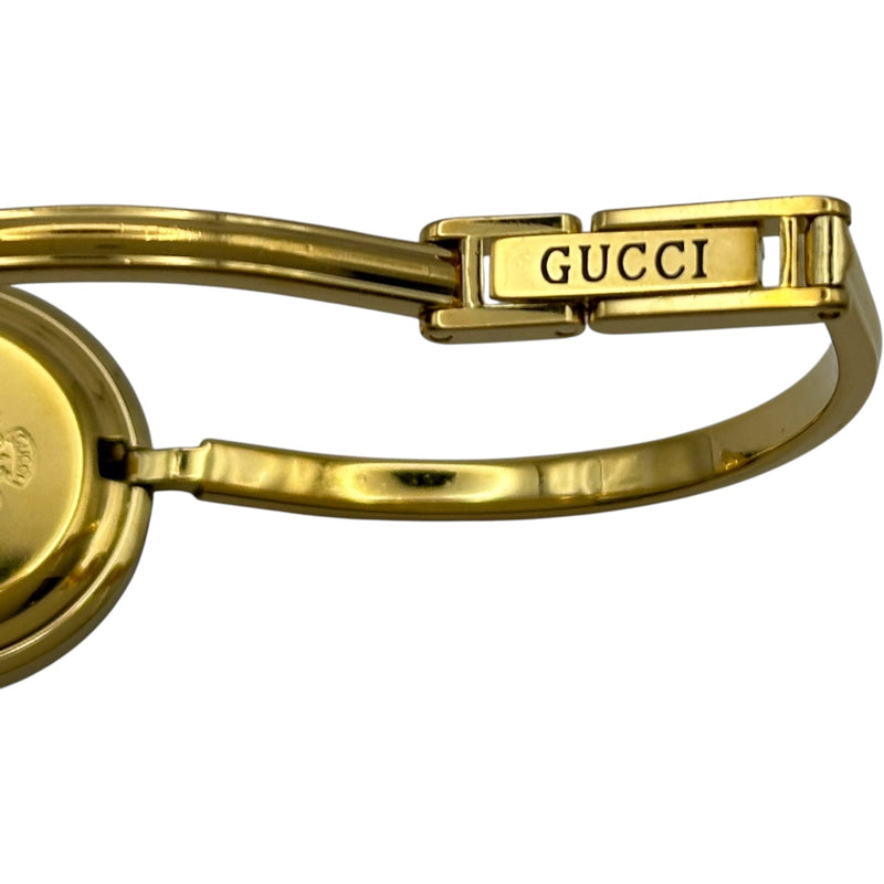 グッチ GUCCI チェンジベゼル 11/12.2 ホワイト ゴールドプレーテッド