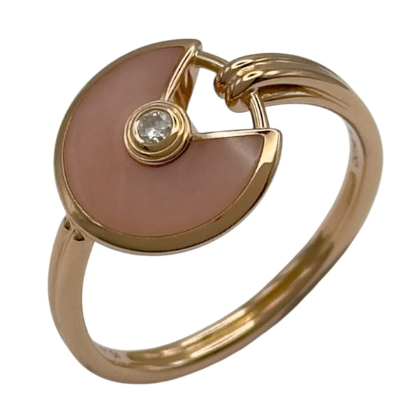 カルティエ Cartier アミュレットリング ピンクゴールド Au750