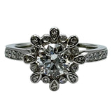 ハリーウィンストン HARRY WINSTON ウィンストンブロッサムエンゲージメントリング プラチナ Pt950 ジュエリー