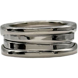 ブルガリ BVLGARI ビーゼロワンリング 3(S) ホワイトゴールド 750 ジュエリー