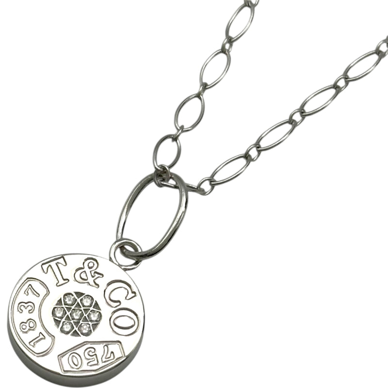 限定価格！T&Co. シルバー 1837 ネックレス ティファニー TIFFANY＆CO 1837サークルダイヤネックレス ホワイト