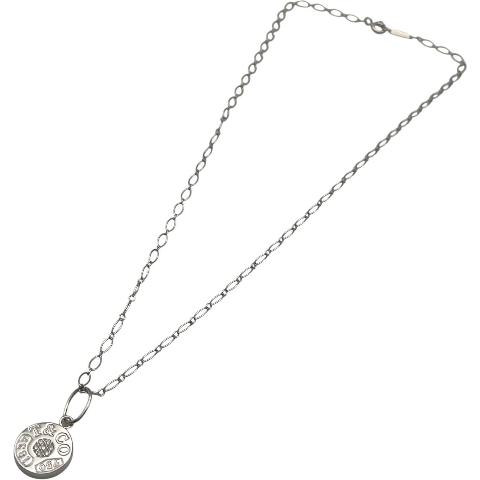 ティファニー TIFFANY＆CO 1837サークルダイヤネックレス ホワイト