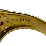 ルビーリング ゴールド K18 ルビー ジュエリー