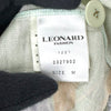 レオナール LEONARD 総柄カーディガン グリーン ウール レディース カーディガン