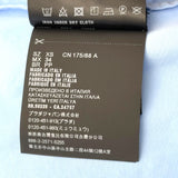プラダ PRADA ロゴパッチドレスシャツ SC541 ブルー コットン メンズ 長袖シャツ
