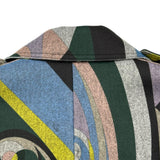 エミリオ・プッチ EMILIO PUCCI 総柄ピーコート ORRA06 マルチカラー ポリエステル レディース ピーコート