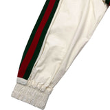グッチ GUCCI シェリーラインロゴパッチアノラックパーカー 594861 ホワイト コットン ユニセックス パーカー