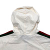 グッチ GUCCI シェリーラインロゴパッチアノラックパーカー 594861 ホワイト コットン ユニセックス パーカー