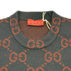 グッチ GUCCI GG総柄グラデーションニットセーター 788533 ボルドー ウール メンズ セーター
