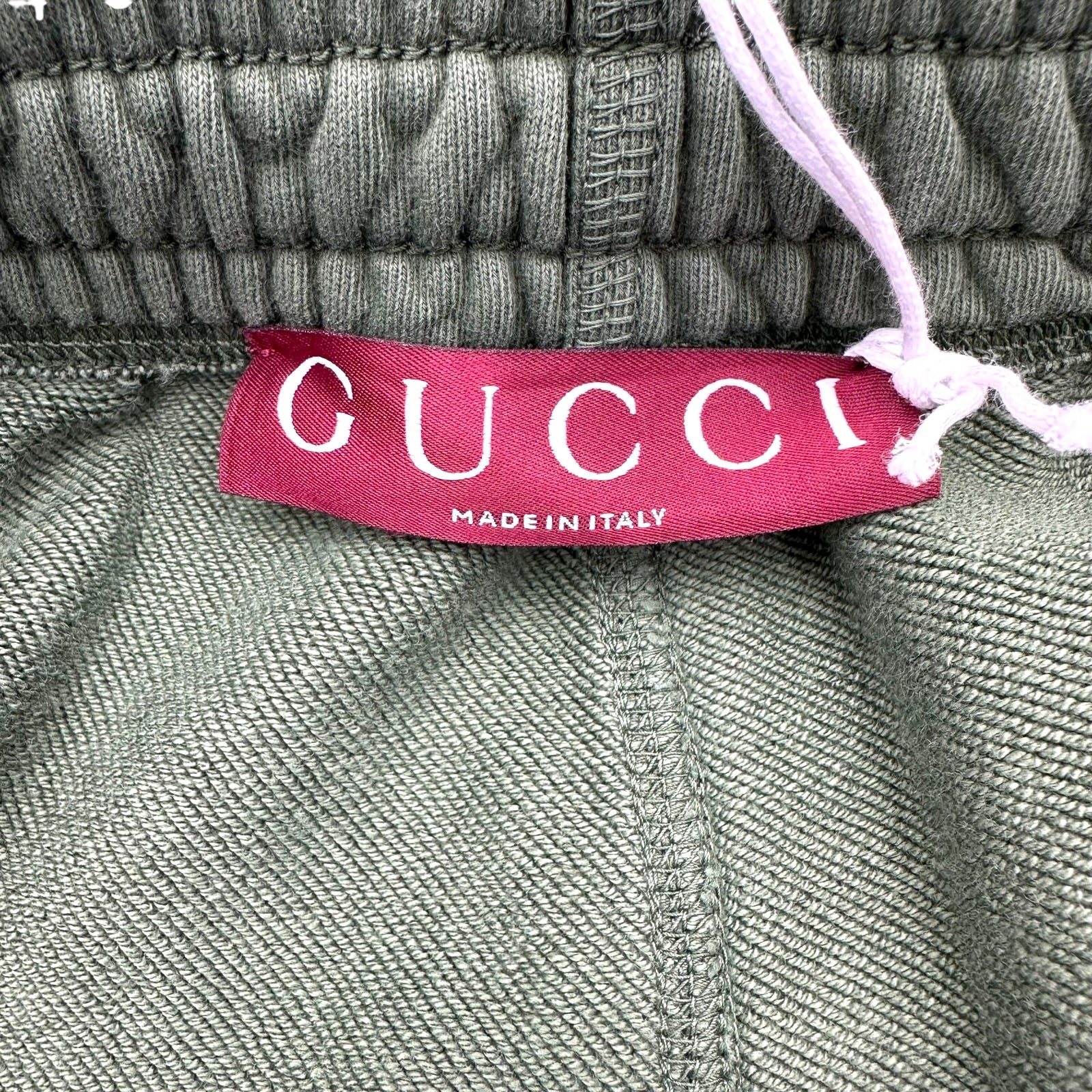 グッチ GUCCI GGアイコンスウェットパンツ 828348 グリーン コットン