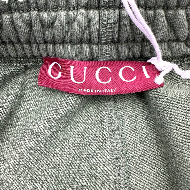 グッチ GUCCI GGアイコンスウェットパンツ 828348 グリーン コットン