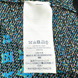 ルイ・ヴィトン LOUIS VUITTON モノグラム総柄ジャガードブルゾン FHKC76 ブルー ウール レディース ブルゾン