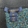 ルイ・ヴィトン LOUIS VUITTON モノグラム総柄ジャガードスカート FHKZ97 ブルー ウール レディース スカート