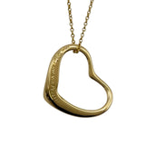 ティファニー TIFFANY＆CO オープンハートネックレス ゴールド 18K ジュエリー