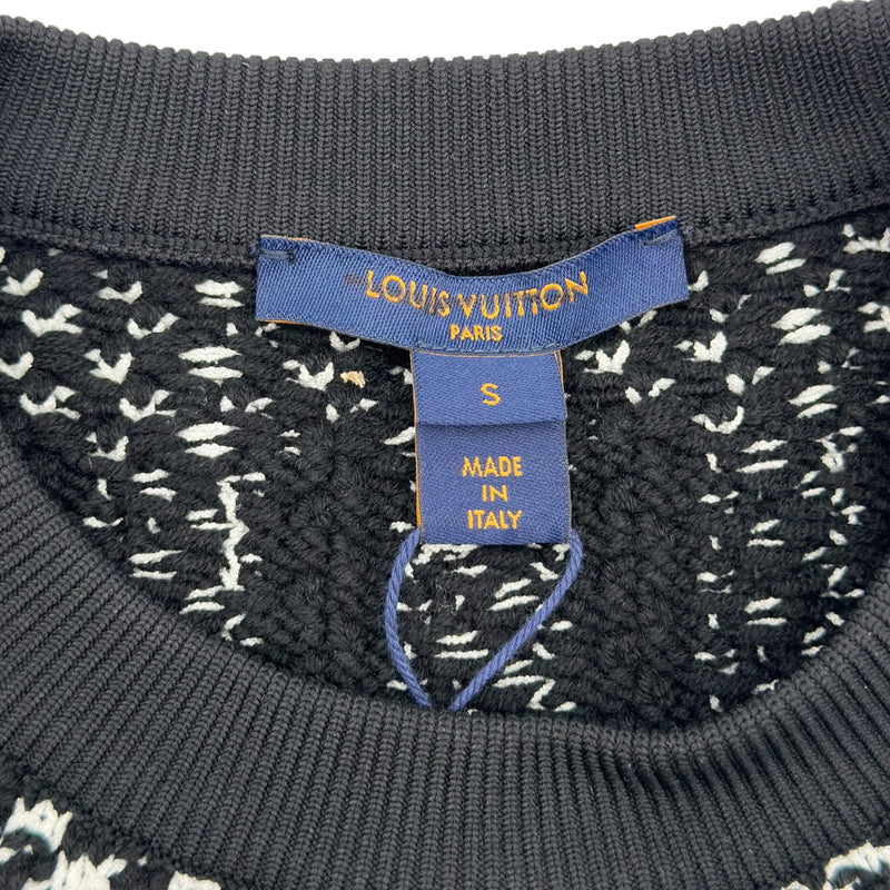ルイ・ヴィトン LOUIS VUITTON 総柄長袖ニットセーター FMKL18