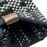 ルイ・ヴィトン LOUIS VUITTON 総柄長袖ニットセーター FMKL18 ブラック ウール メンズ セーター
