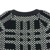 ルイ・ヴィトン LOUIS VUITTON 総柄長袖ニットセーター FMKL18 ブラック ウール メンズ セーター