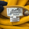 エルメス HERMES カシミヤ混リバーシブルコート イエロー ウール レディース その他アウター