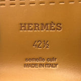 エルメス HERMES レザーレースアップ シューズ ブラウン レザー メンズ ドレスシューズ