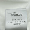 クリスチャン・ディオール Christian Dior ×空山基 ショートスリーブシャツ 933C536B1581 ホワイト コットン メンズ 半袖シャツ