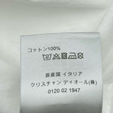 クリスチャン・ディオール Christian Dior ×空山基 ショートスリーブシャツ 933C536B1581 ホワイト コットン メンズ 半袖シャツ
