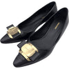サルヴァトーレ・フェラガモ Salvatore Ferragamo ZELMA40 ヴァラリボンパンプス 0768707 ブラック レザー レディース パンプス