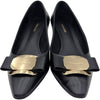 サルヴァトーレ・フェラガモ Salvatore Ferragamo ZELMA40 ヴァラリボンパンプス 0768707 ブラック レザー レディース パンプス