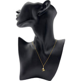 ミキモト MIKIMOTO スキーネックレス ゴールド K18 パール ジュエリー