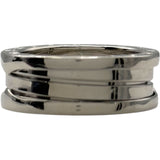 ブルガリ BVLGARI ビーゼロワンリング 3バンド(S) ホワイトゴールド 750 ジュエリー