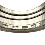 ブルガリ BVLGARI ビーゼロワンリング 3バンド(S) ホワイトゴールド 750 ジュエリー