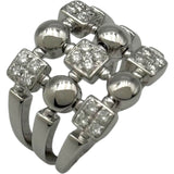 ブルガリ BVLGARI ルチアダイヤリング ホワイトゴールド 750 ジュエリー